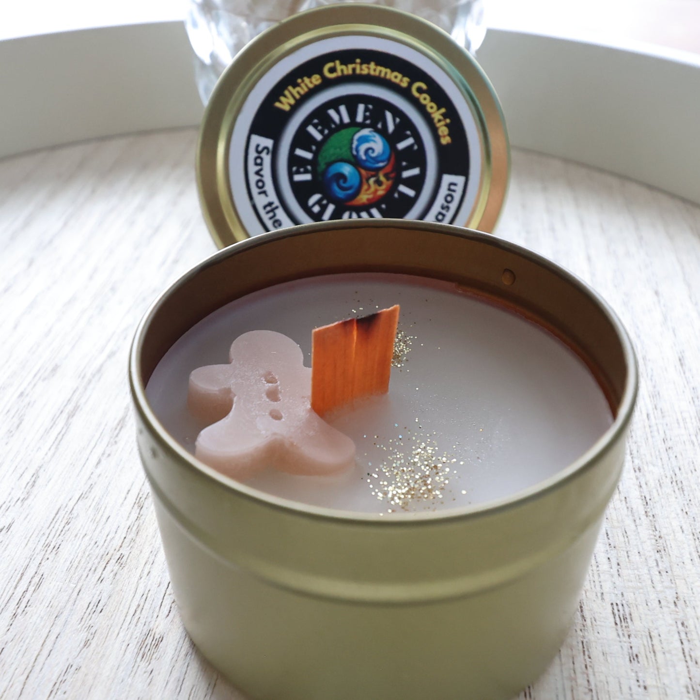 White Christmas Cookies 4oz candle
