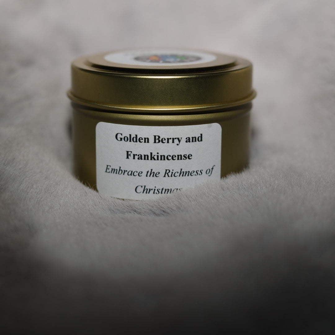 Golden Berry and Frankincense 4oz candle