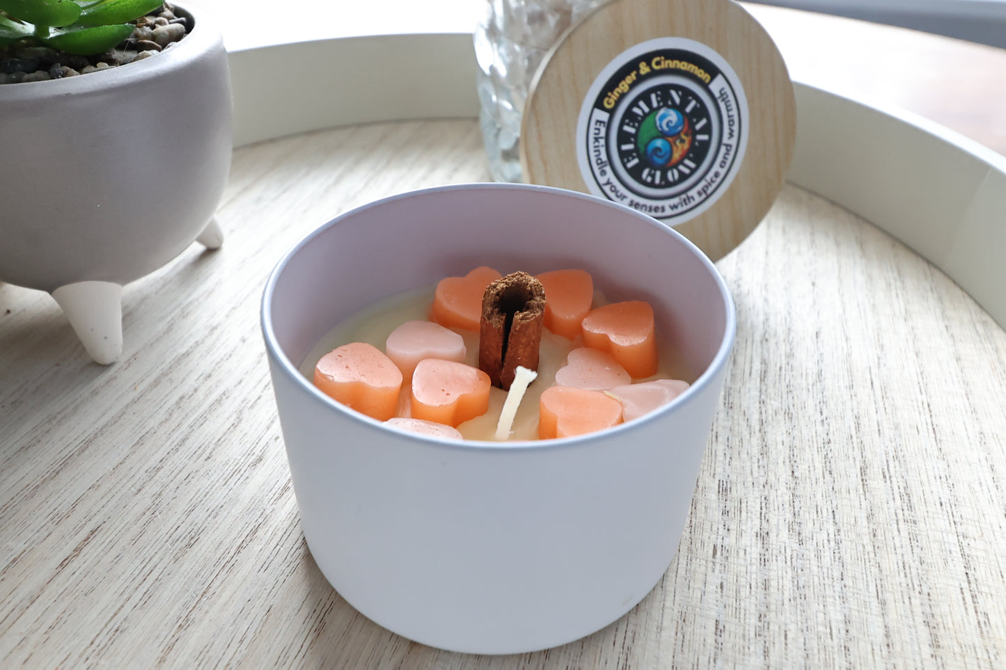 Ginger and Cinnamon 8oz candle