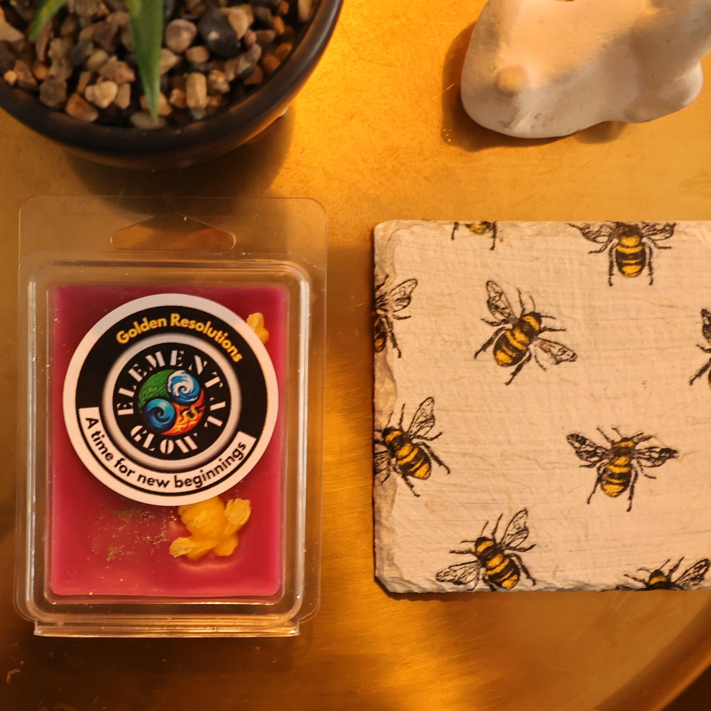 Golden Resolutions Clamshell