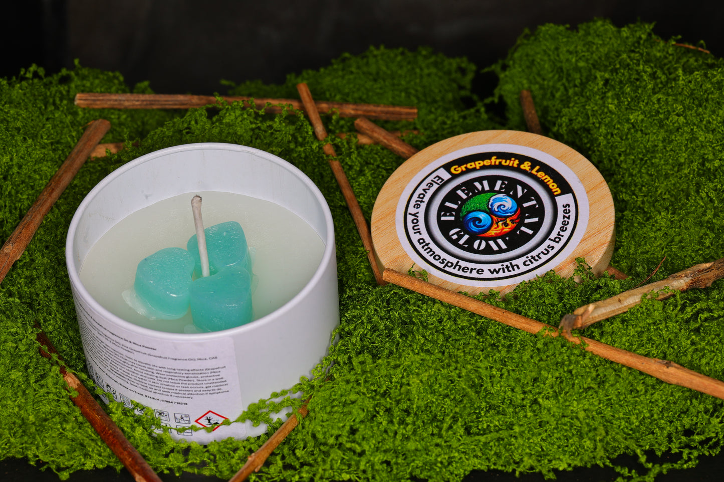 Grapefruit and Lemon 4oz candle