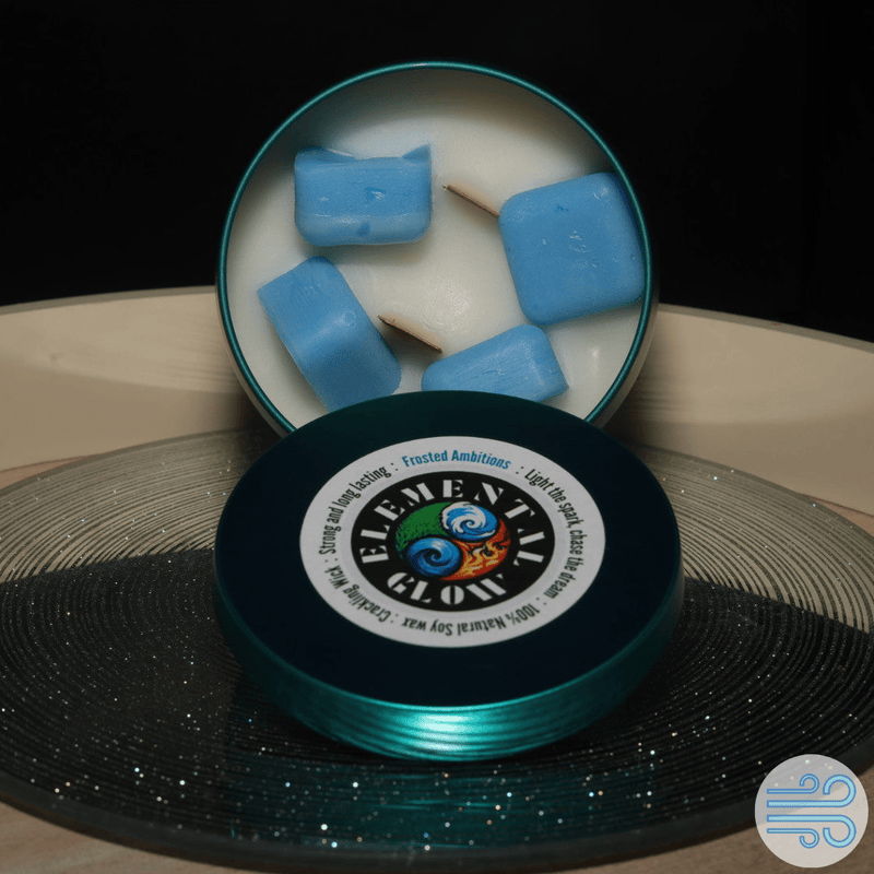 Frosted Ambitions handcrafted candle - Elemental Glow