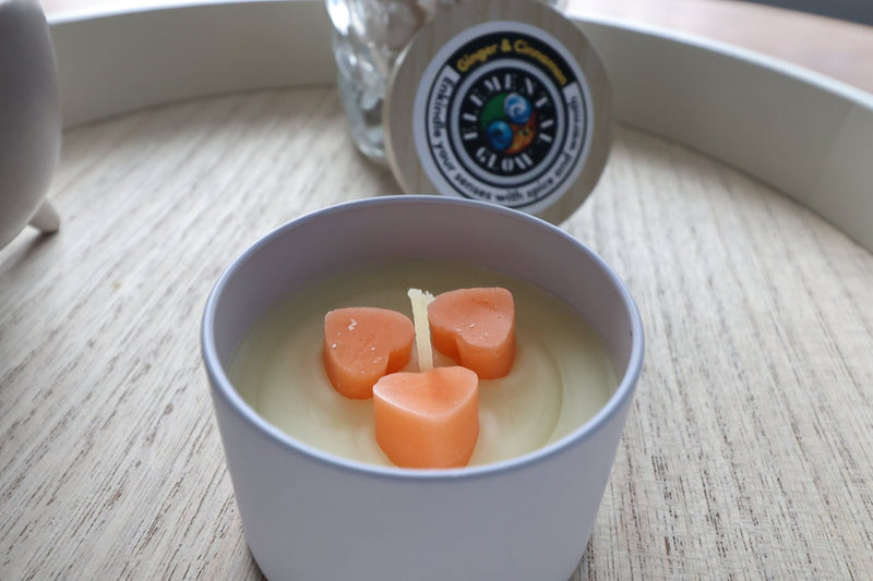 Ginger and Cinnamon 4oz candle - Elemental Glow