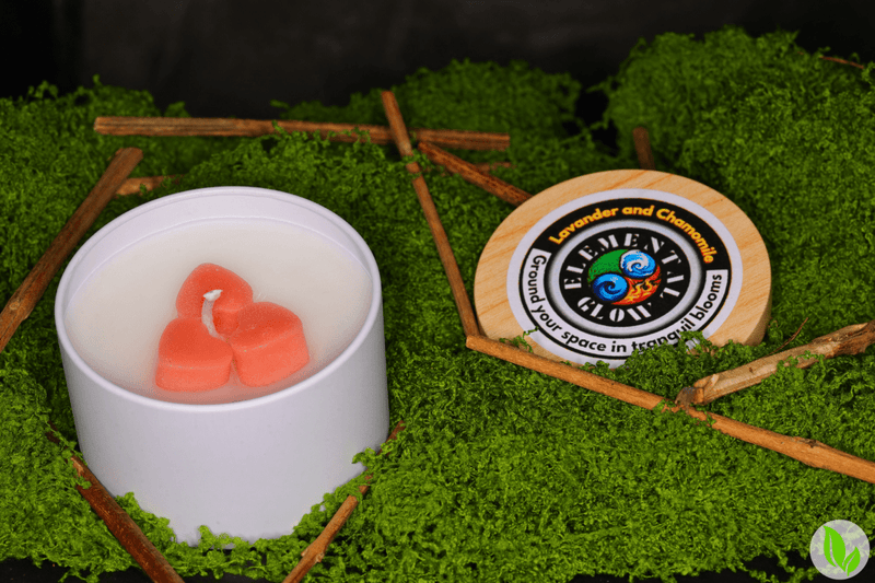 Lavender and Chamomile 4oz candle - Elemental Glow
