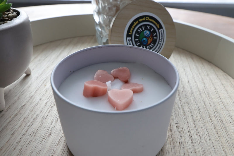 Lavender and Chamomile 8oz candle - Elemental Glow
