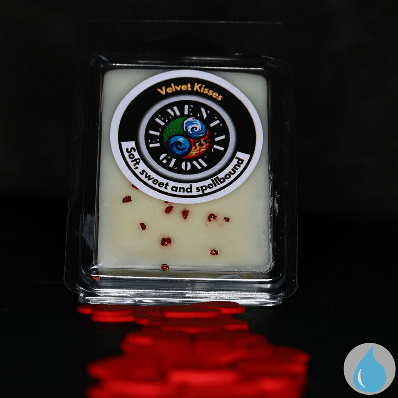 Velvet Kisses wax melt clamshell - Elemental Glow