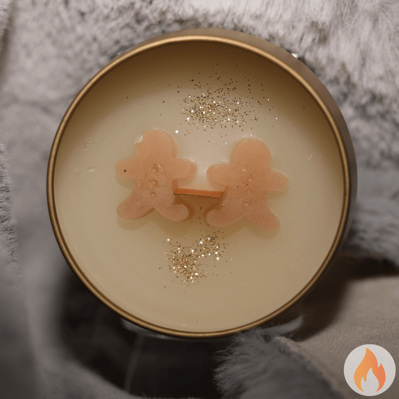 White Christmas Cookies handcrafted 8oz candle - Elemental Glow