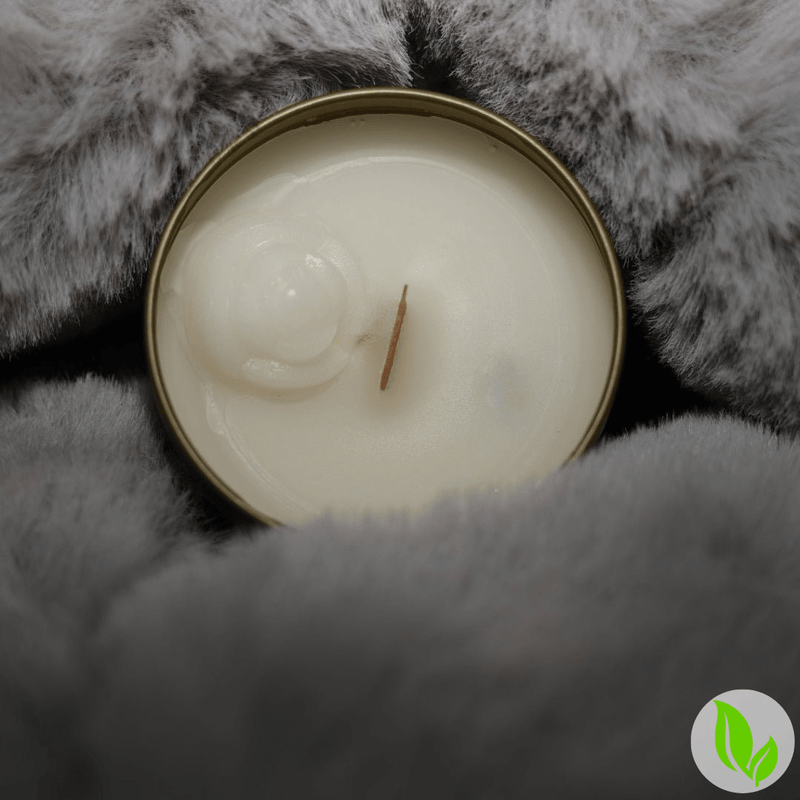 Winter Blossom and Vanilla handcrafted 4oz candle - Elemental Glow